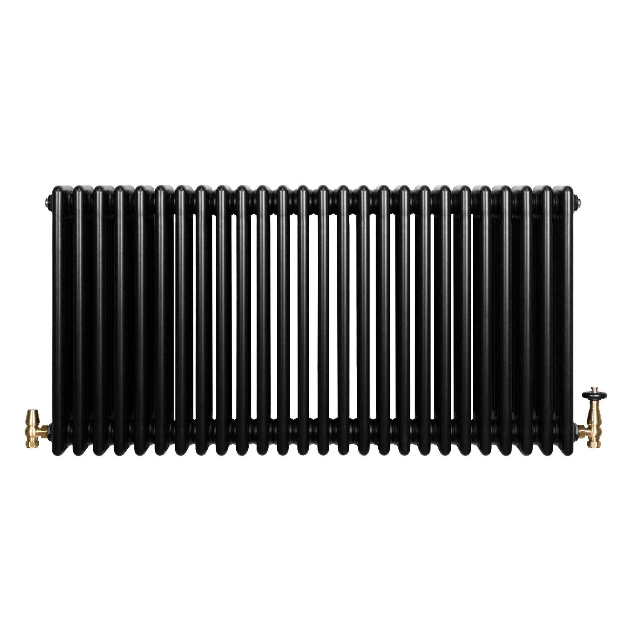 Voir la diapositive 2 : MONSTERSHOP Radiateur traditionnel à 4 colonnes & vannes - 600 x 1190 mm
