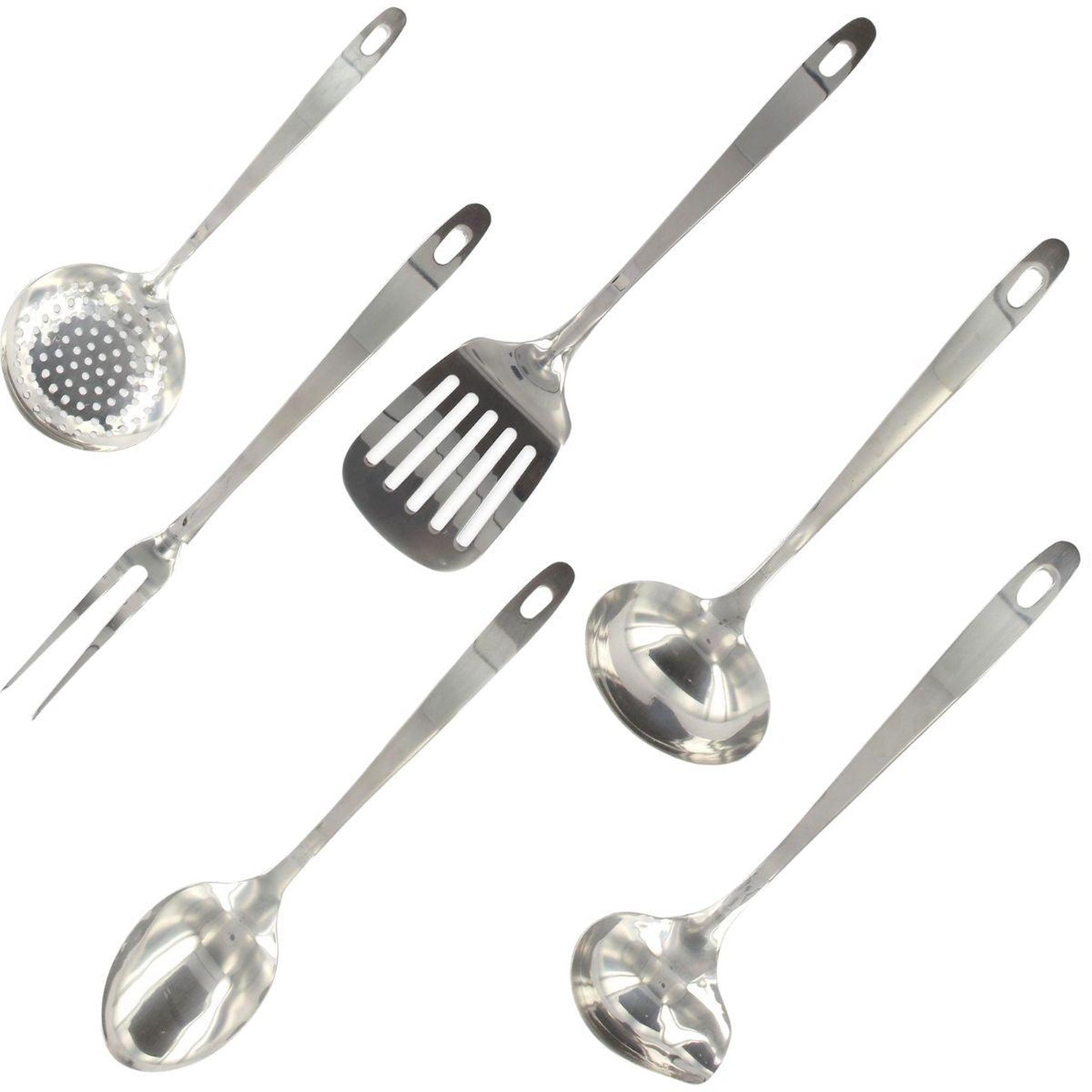 Fackelmann Ensemble ustensiles de cuisine 6 pièces inox fackelmann oxford