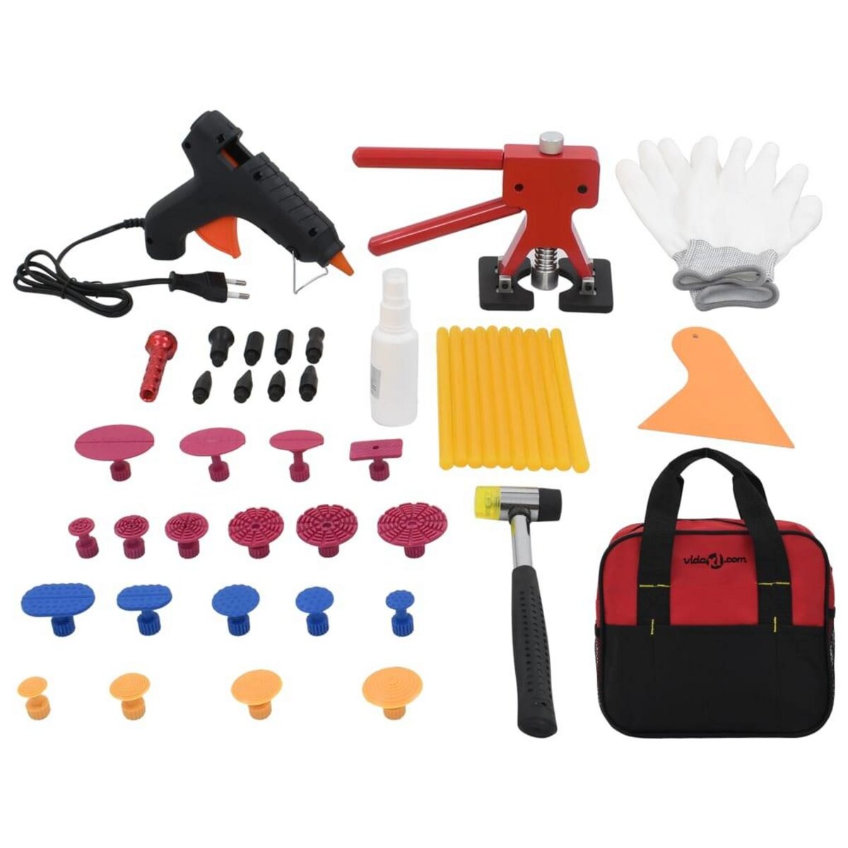 VIDAXL Kit d'outils de debosselage sans peinture 26 pcs pas cher