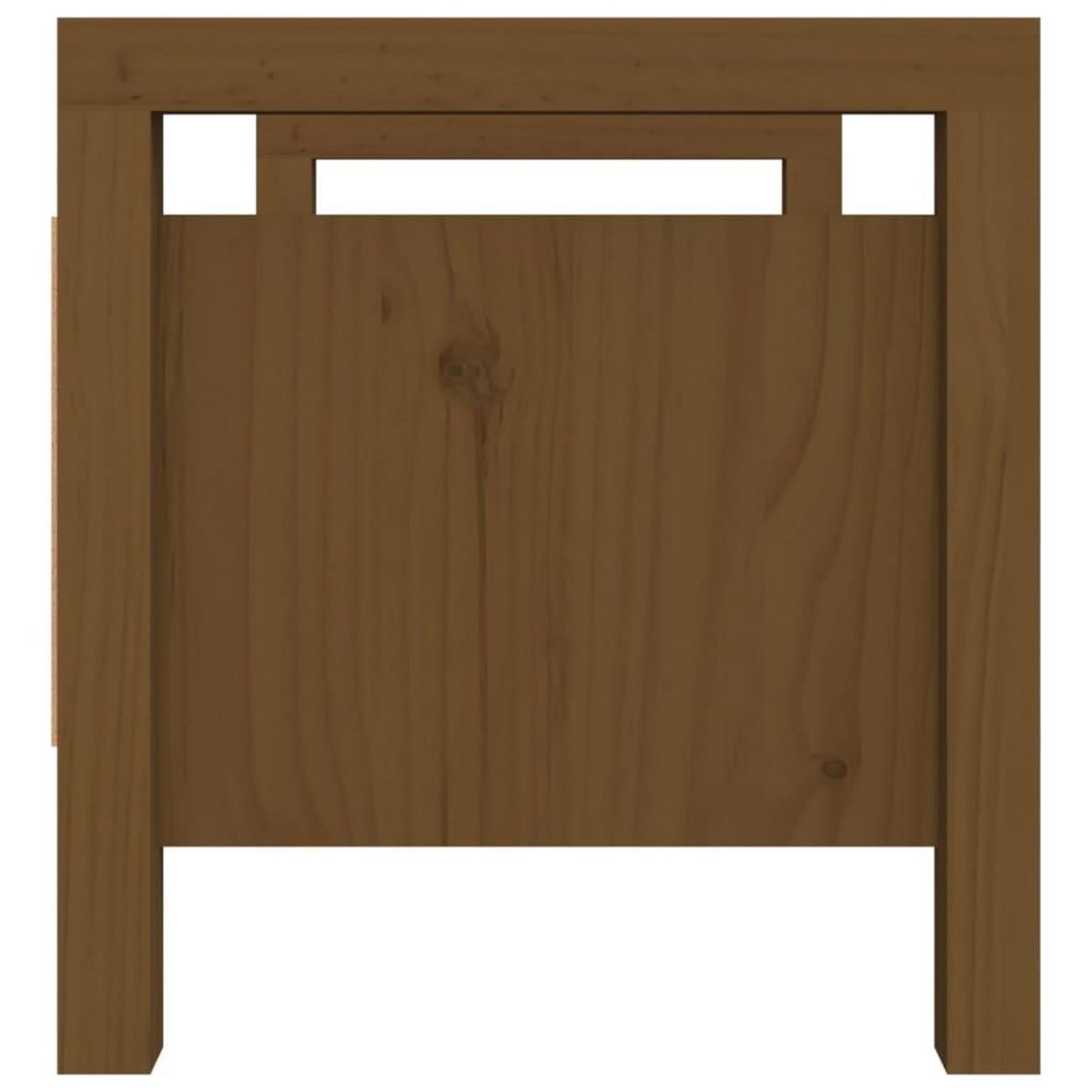 VIDAXL Banc d'entree Marron miel 80x40x43 cm Bois de pin massif
