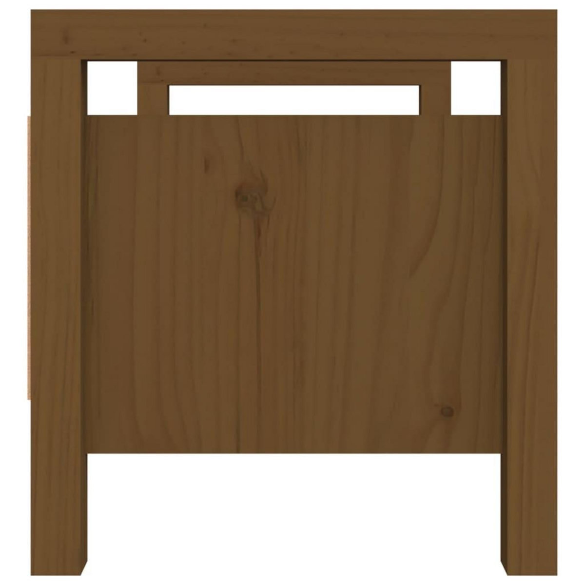VIDAXL Banc d'entree Marron miel 80x40x43 cm Bois de pin massif