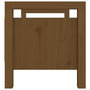 Voir la diapositive 5 : VIDAXL Banc d'entree Marron miel 80x40x43 cm Bois de pin massif
