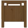 Voir la diapositive 5 : VIDAXL Banc d'entree Marron miel 80x40x43 cm Bois de pin massif