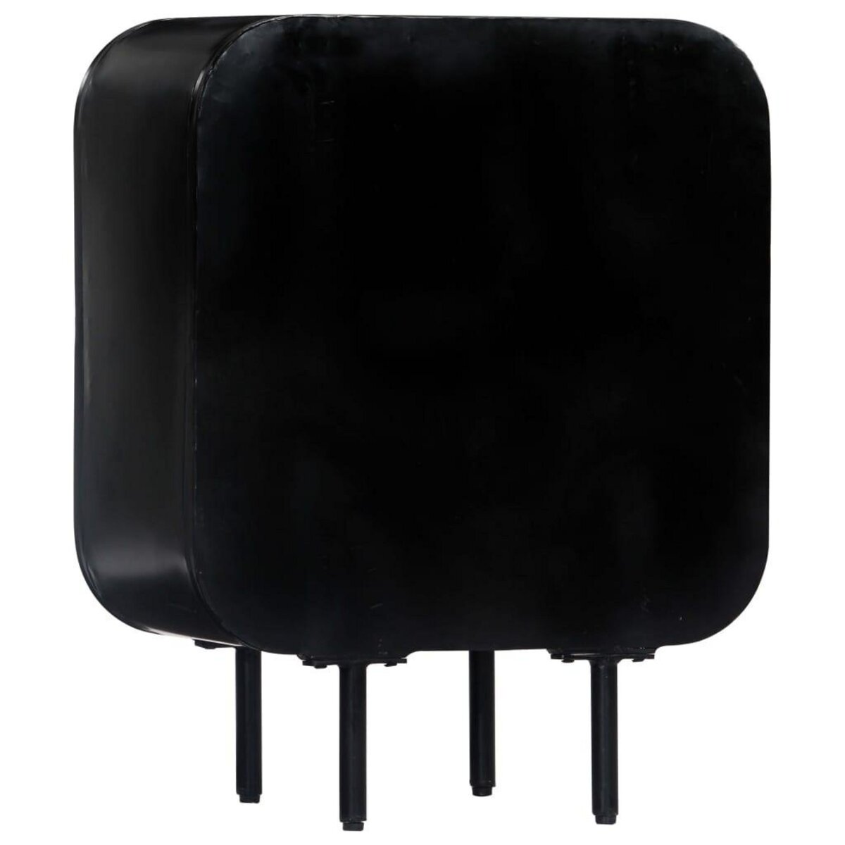 VIDAXL Buffet 60x30x75 cm Bois de manguier massif et fer