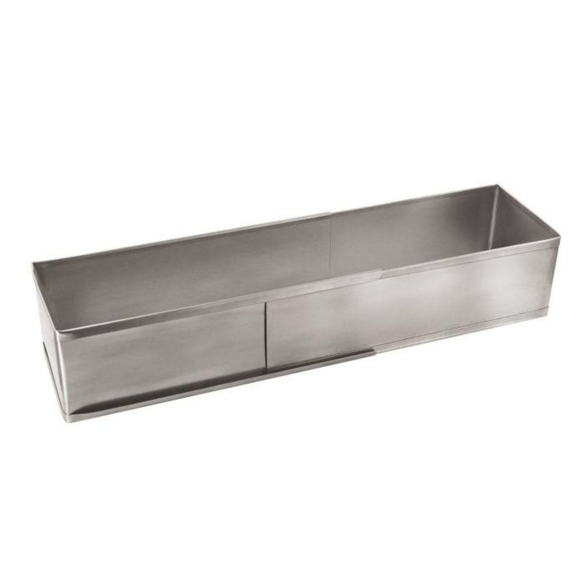 Paris Prix Moule à Cake Inox  Extensible  23-40cm Argent