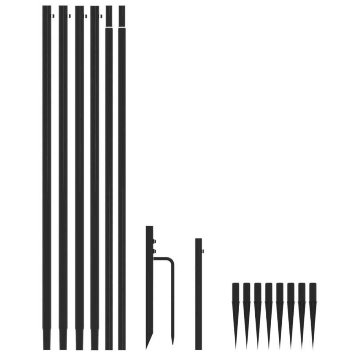 VIDAXL Sapin de Noël à LED Int Extérieur 800 LED colorées 5 m