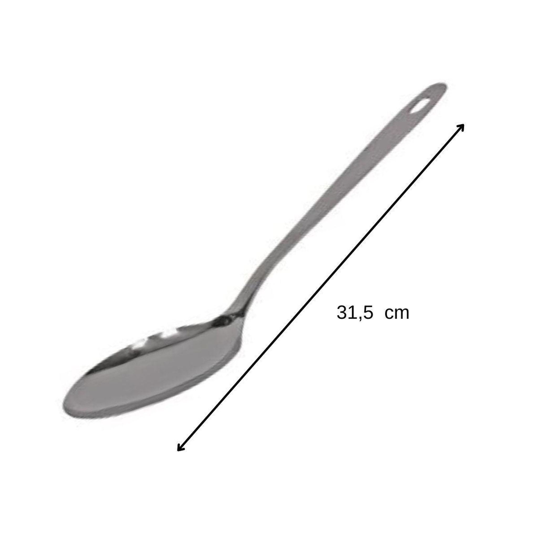 Voir la diapositive 3 : FM PROFESSIONAL Set de 4 ustensiles de cuisine cuillère de service inox fm professional divers