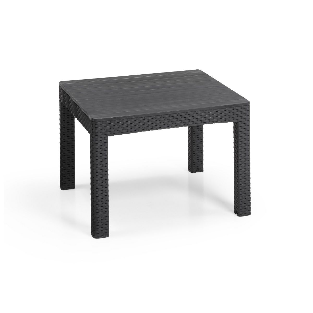 ALLIBERT by KETER Salon bas de jardin 4 personnes gris graphite CLAIRE