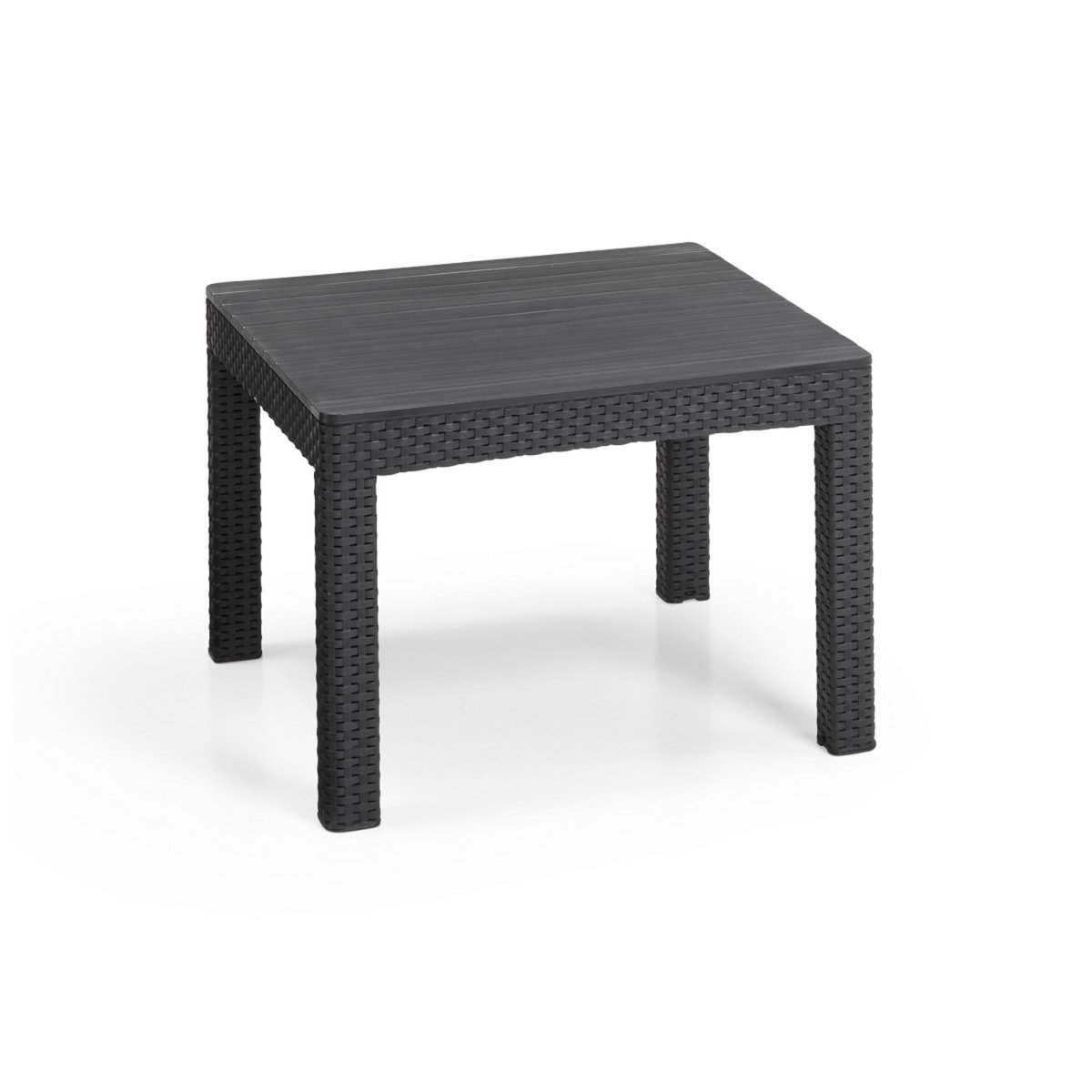 ALLIBERT by KETER Salon bas de jardin 4 personnes gris graphite CLAIRE