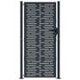 Voir la diapositive 3 : VIDAXL Portail de jardin anthracite 105x180 cm conception de carre