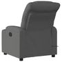 Voir la diapositive 4 : VIDAXL Fauteuil de massage inclinable Gris fonce Tissu