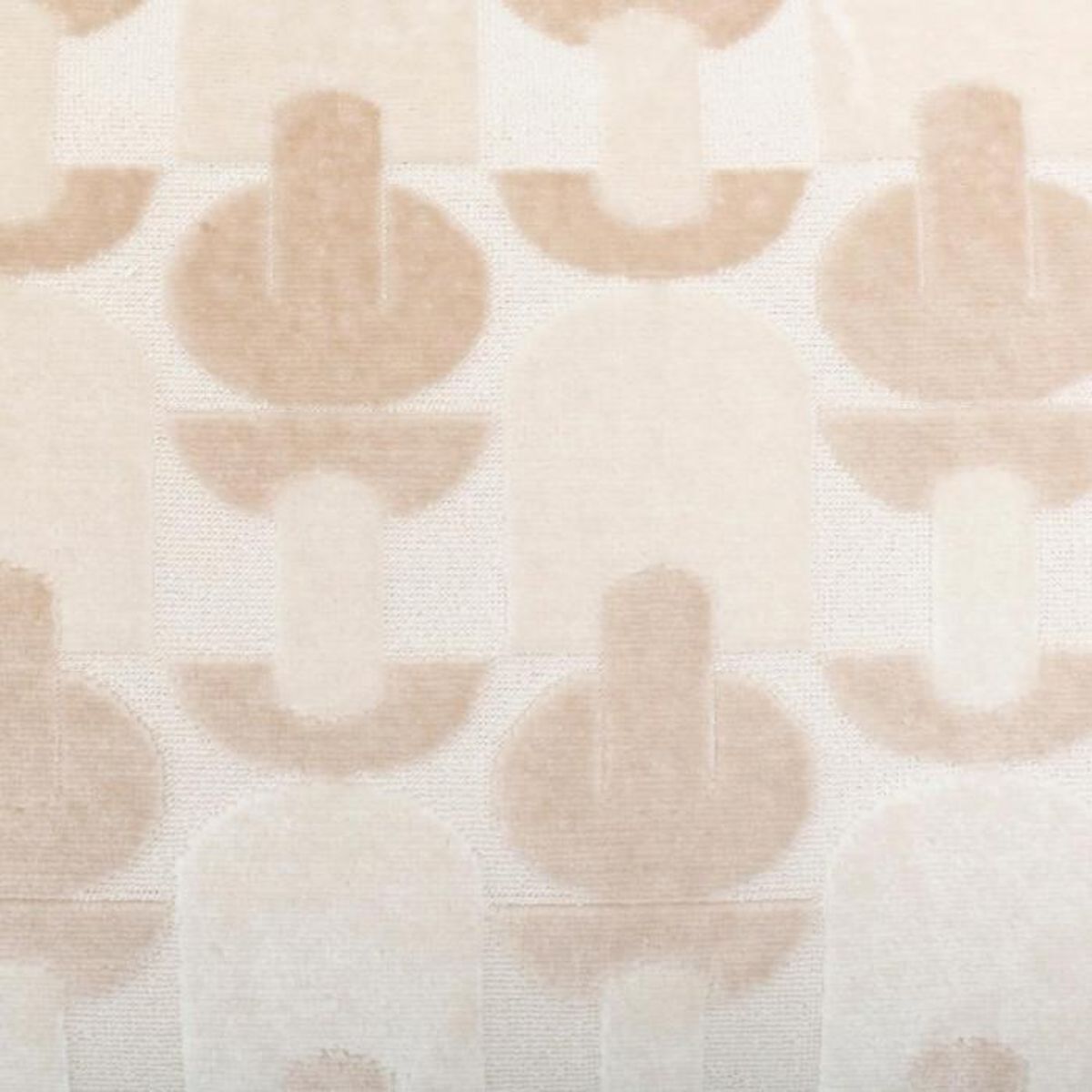 ATMOSPHERA Coussin Jacquard en Velours  Luna  30x50cm Beige Lin