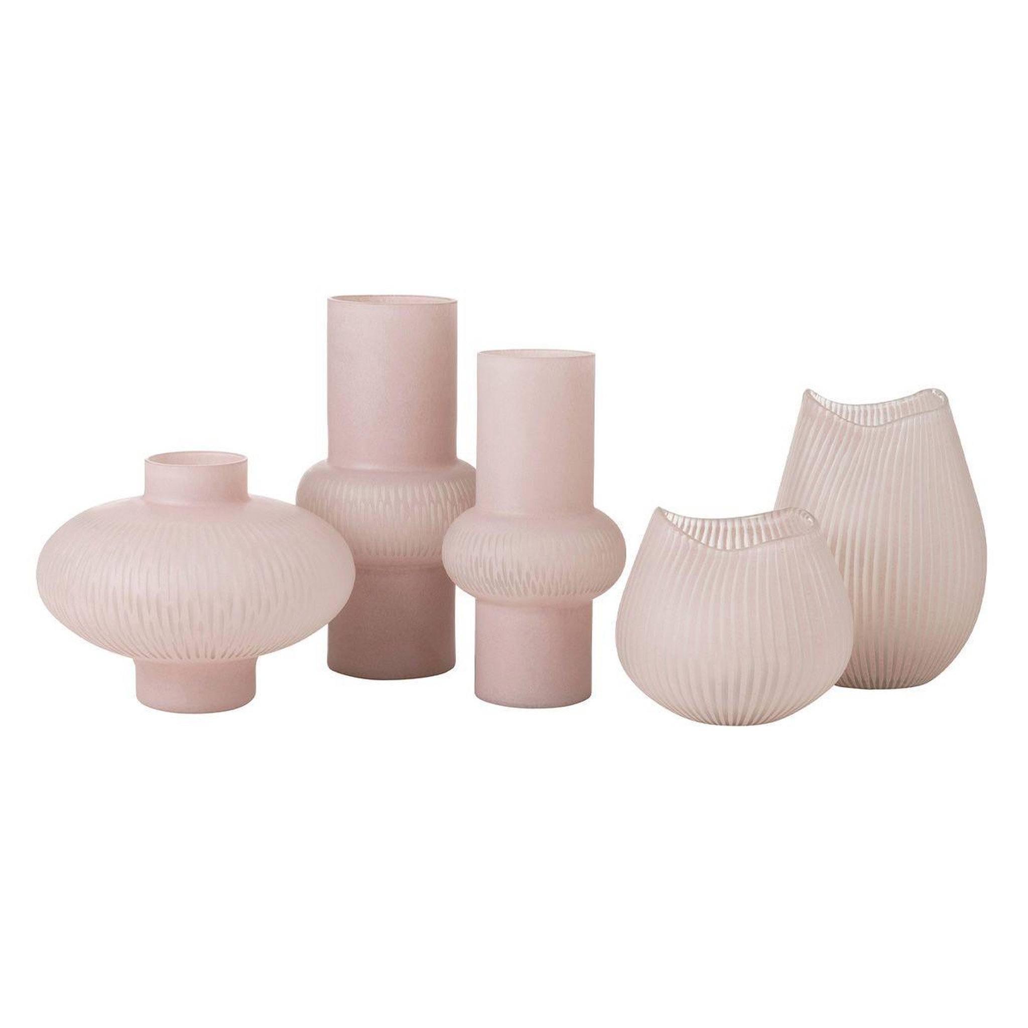 Voir la diapositive 4 : J-LINE Vase design ligne  octave  20cm rose