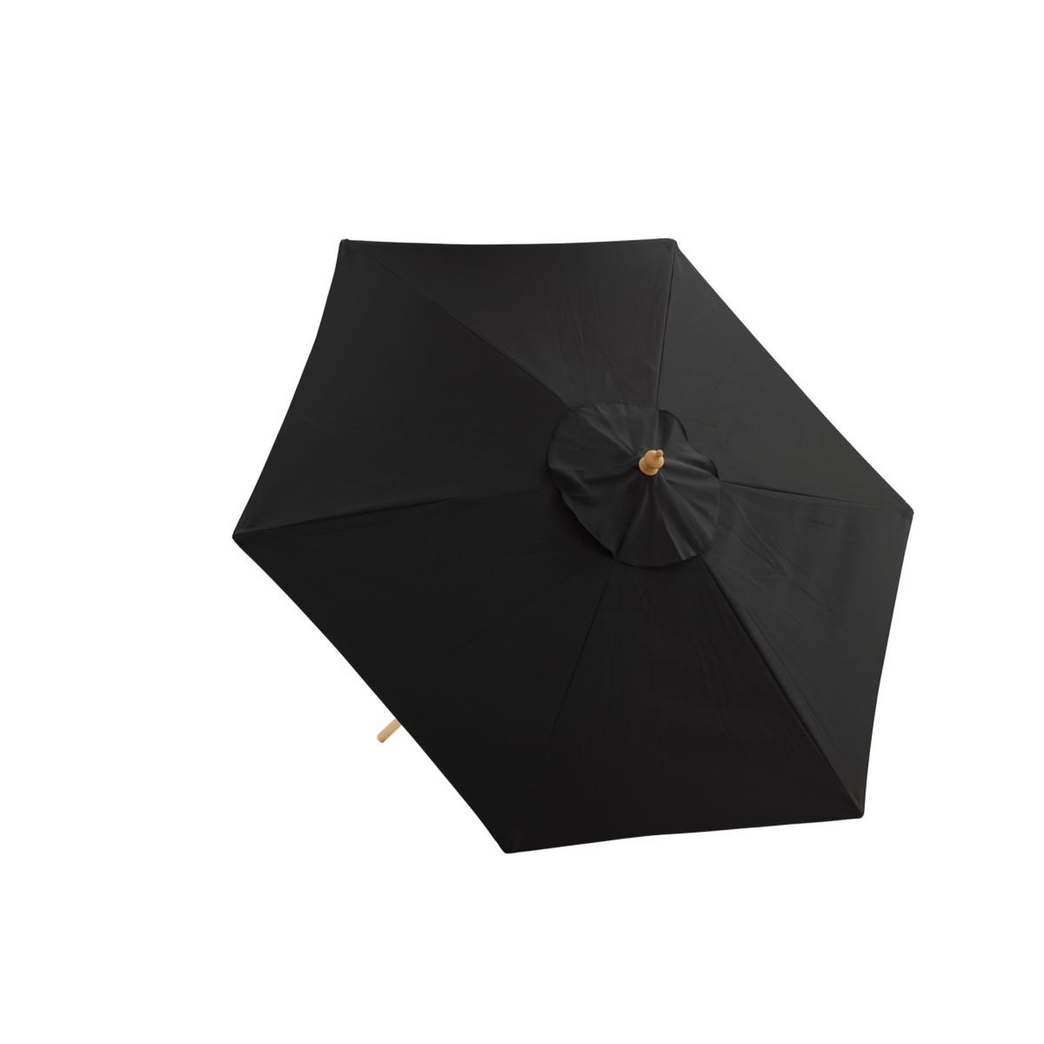 Voir la diapositive 2 : Paris Prix Parasol en bois  corypho  250cm noir