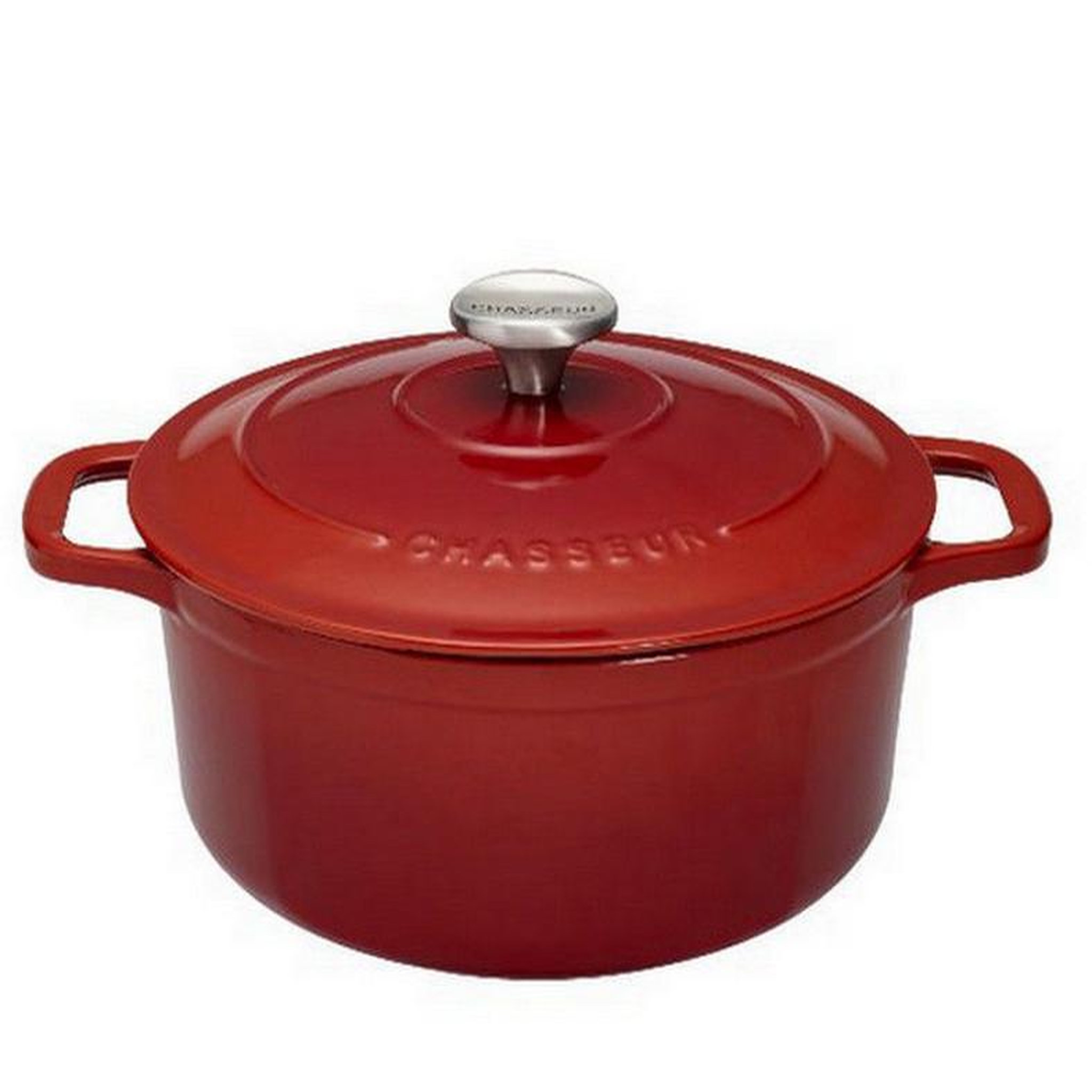Chasseur Cocotte ronde en fonte émaillée 22cm rubis sublime - puc472258