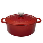 Chasseur Cocotte ronde en fonte émaillée 22cm rubis sublime - puc472258