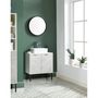 Voir la diapositive 4 : Meuble  de salle de bain sous-vasque 2 portes L60cm ALBUFEIRA