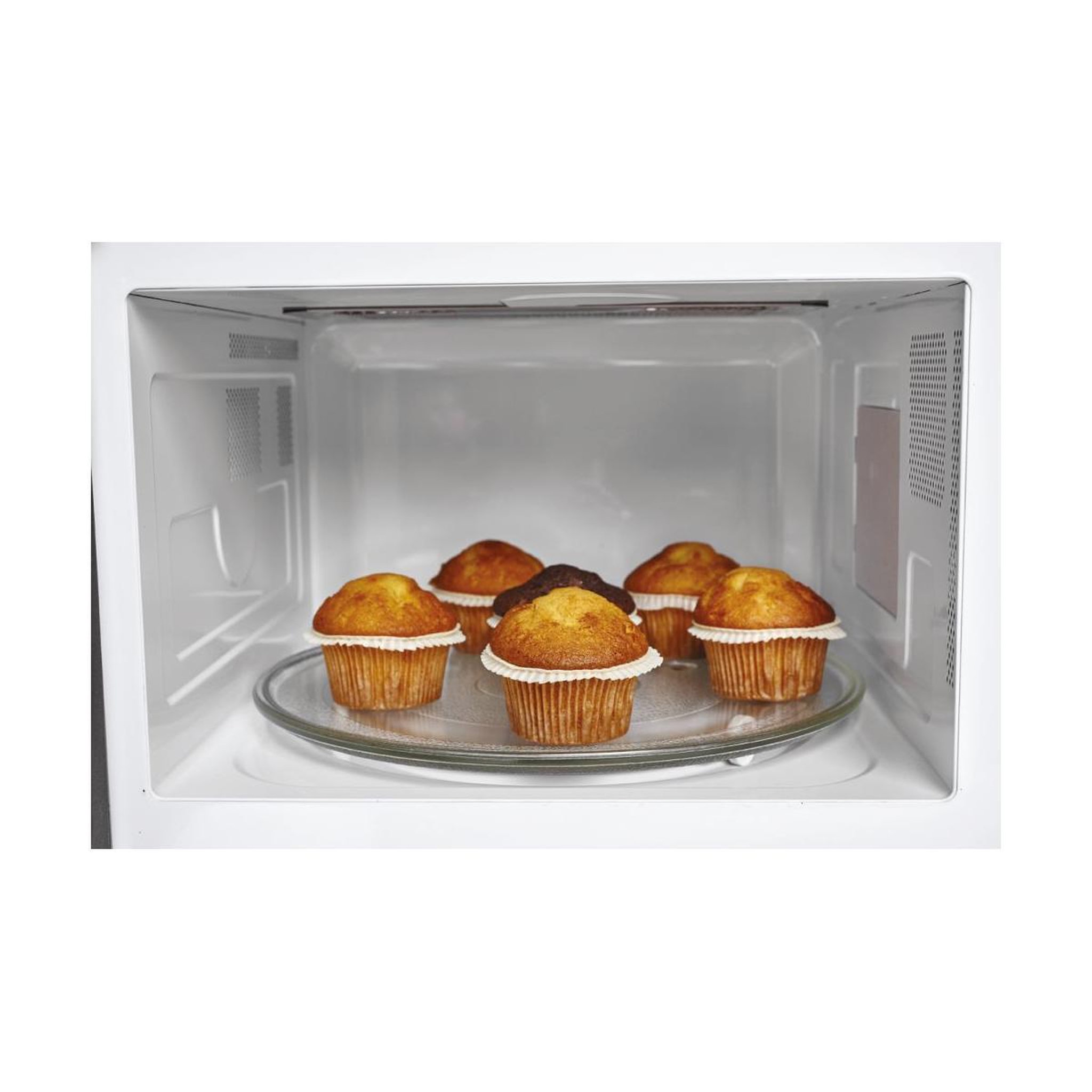 Voir la diapositive 3 : Candy Four à micro-ondes candy cookinapp cmxg22ds à surface plane avec gril 22 l 800 w argent