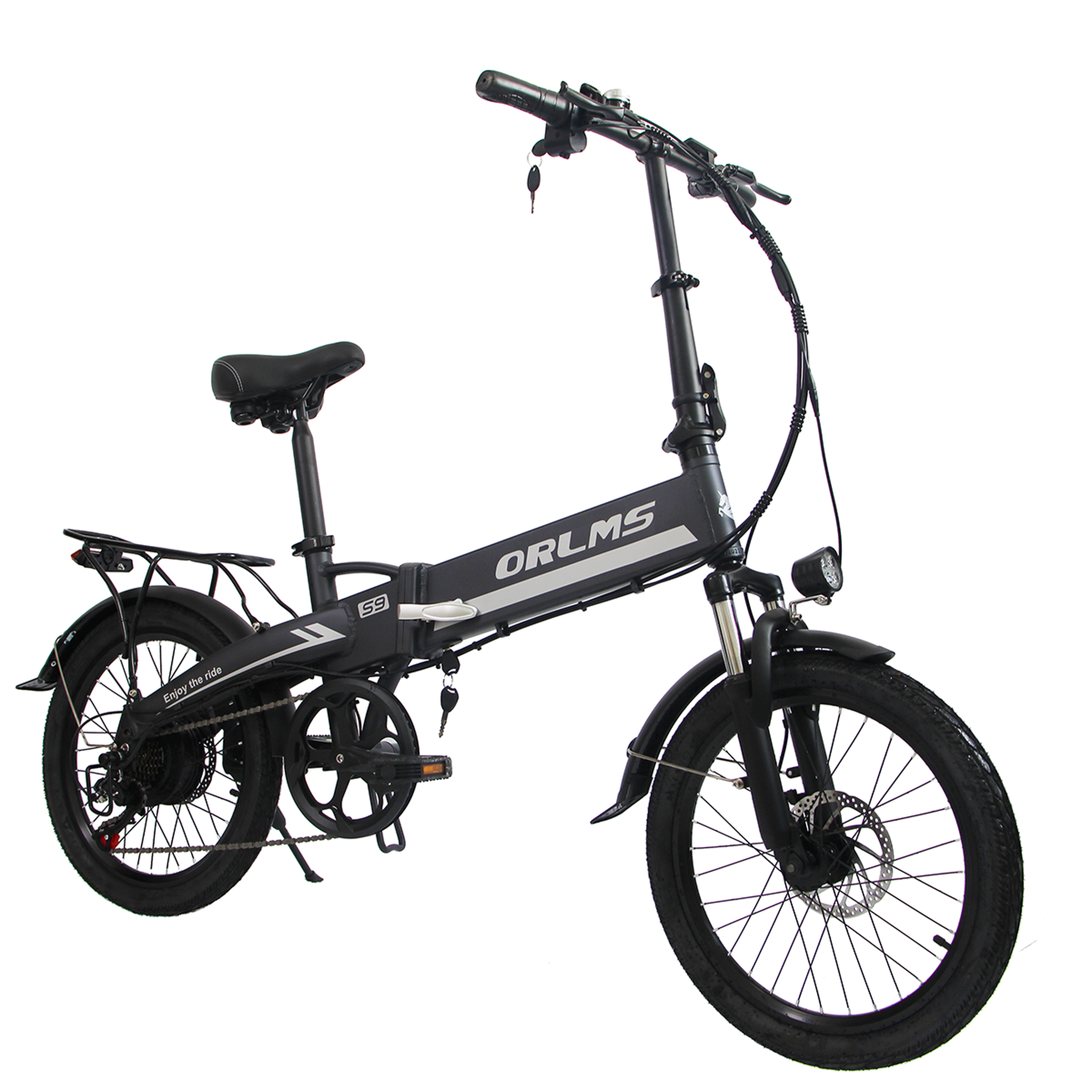 Voir la diapositive 2 : ORLMS Vélo électrique pliant ORLMS S9, moteur 500 W