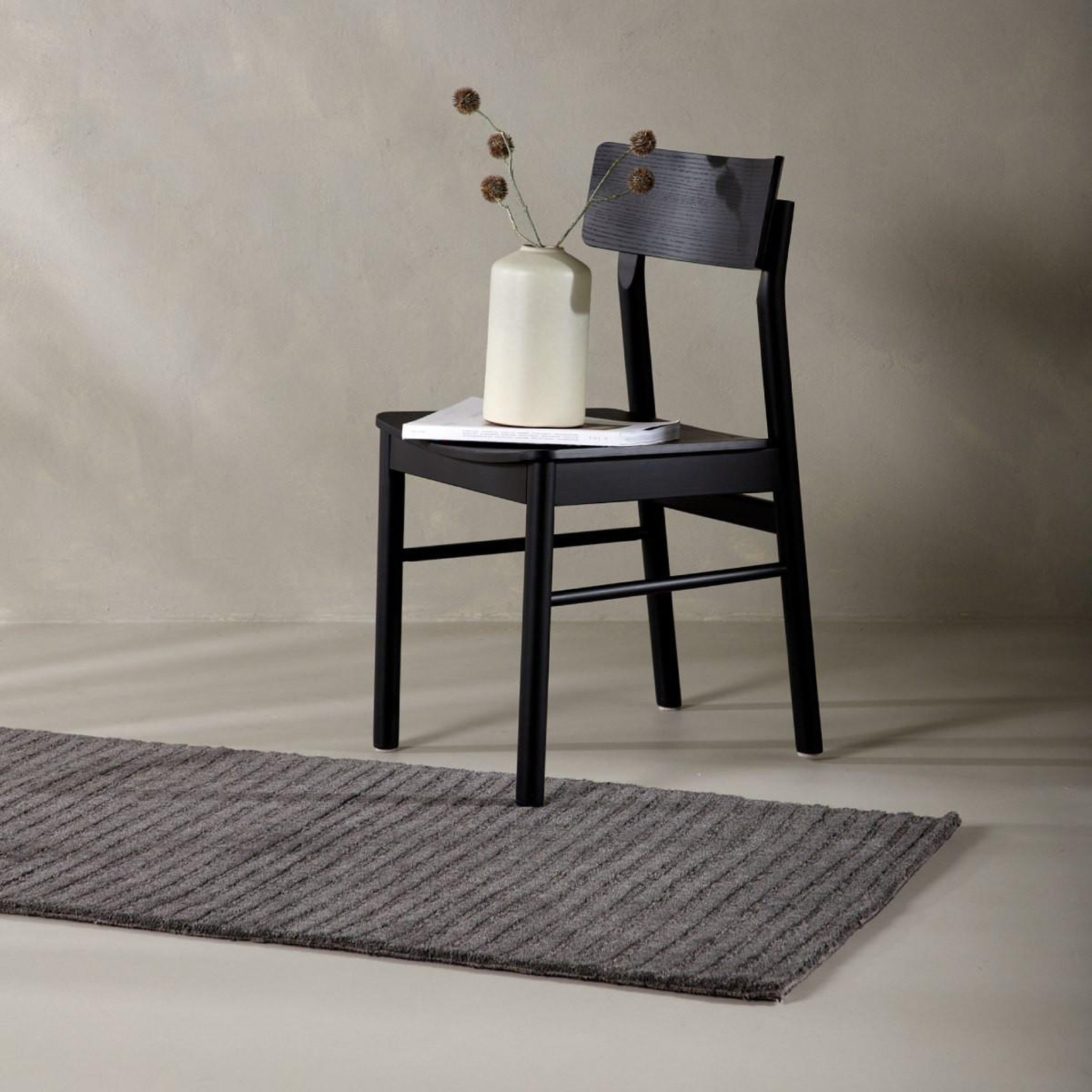 Voir la diapositive 4 : Paris Prix Tapis design  milton  70x200cm gris