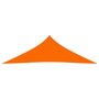 VIDAXL Voile de parasol Tissu Oxford triangulaire 2,5x2,5x3,5 m Orange