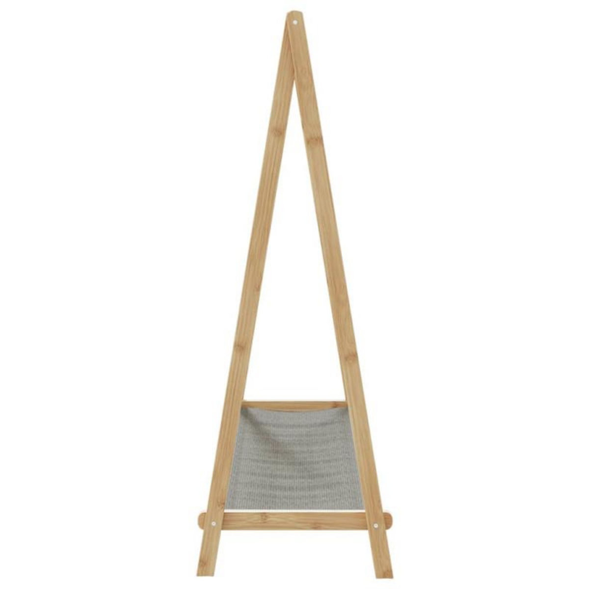 VIDAXL Porte vêtement avec étagères 106x34x102 cm bambou