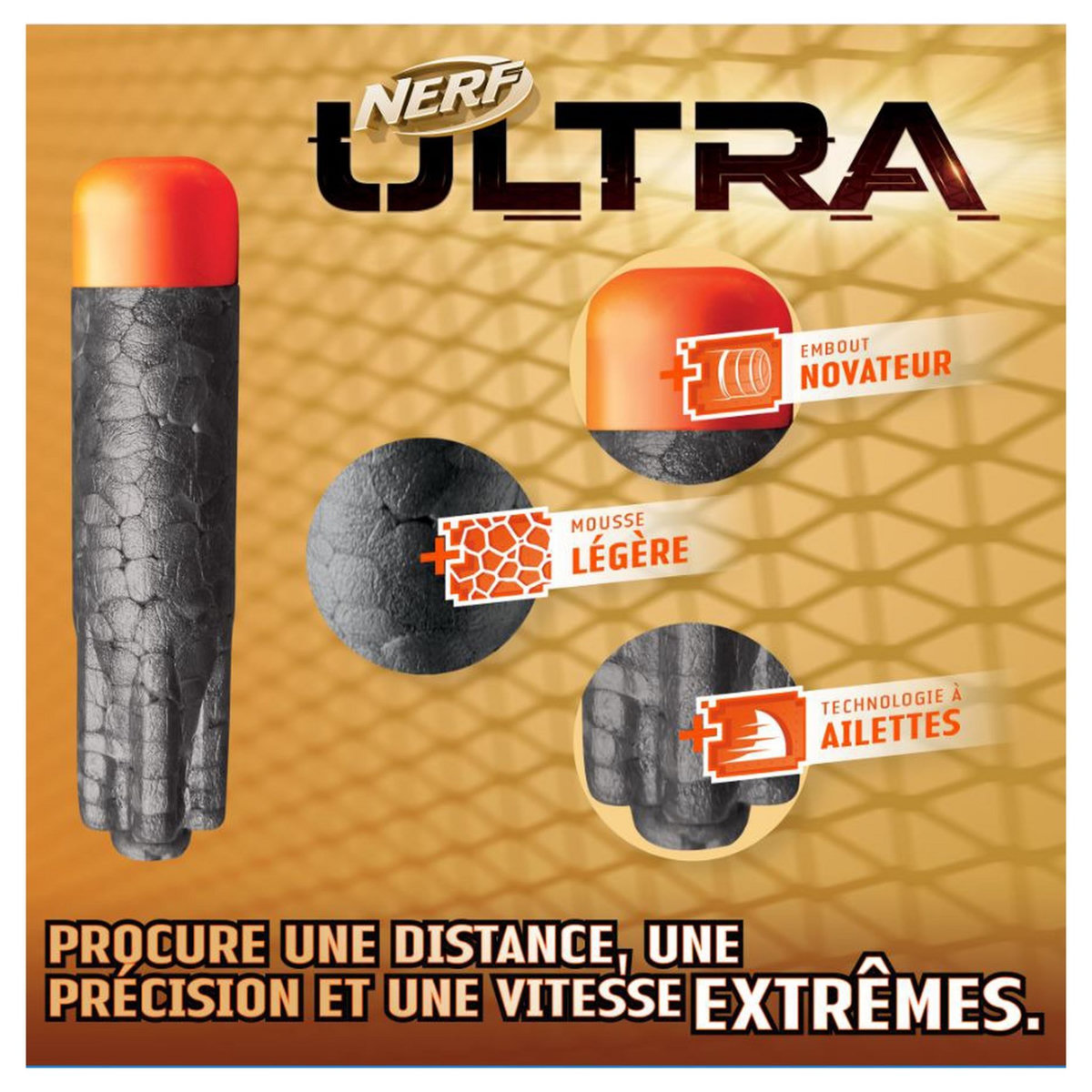 HASBRO Blaster Nerf Ultra One et 25 Fléchettes Nerf Ultra Officielles
