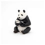 Voir la diapositive 2 : Papo Panda assis et son bébé  figurine