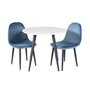 Voir la diapositive 4 : Paris Prix Table Enfant Design  Plaza  60cm Blanc & Noir