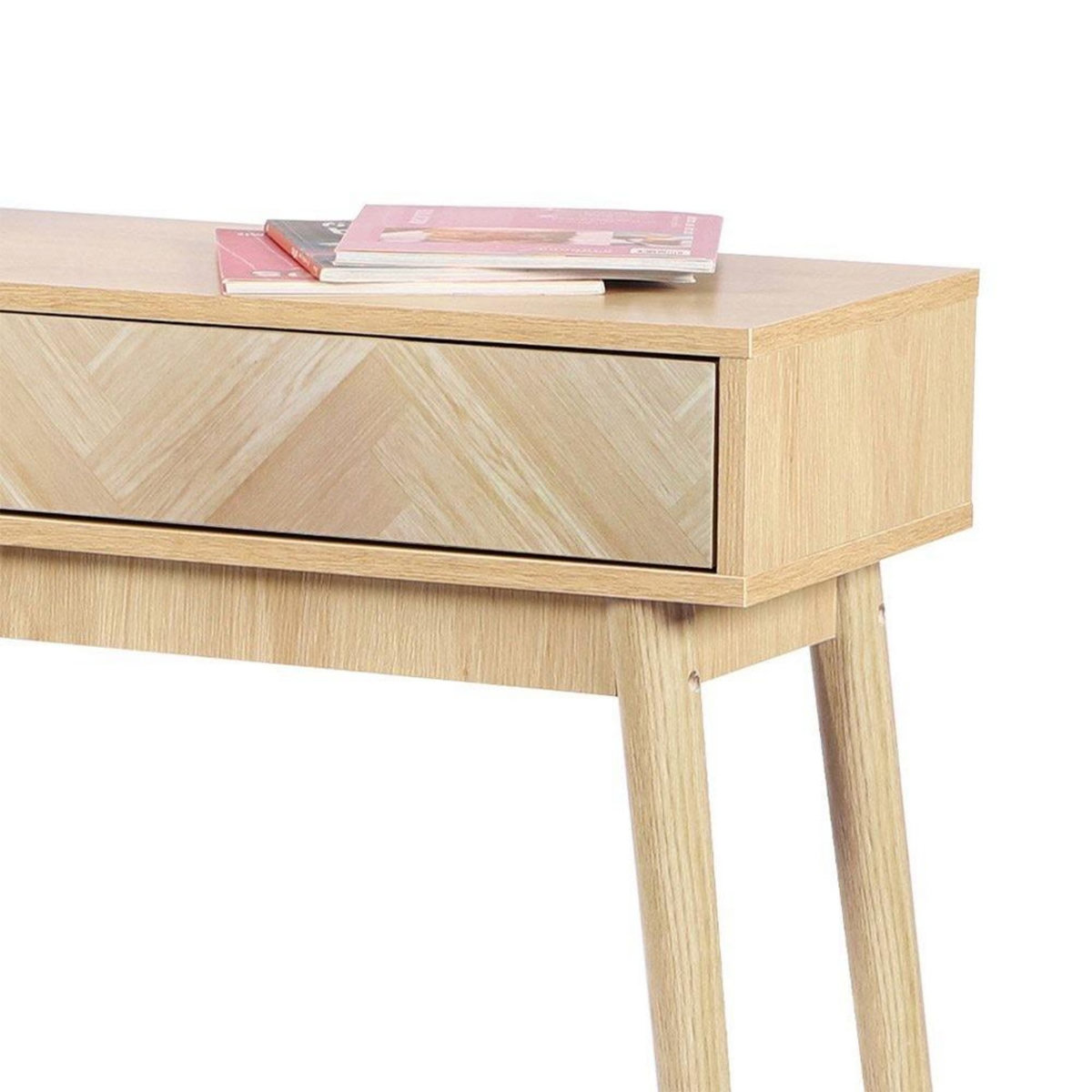 FORNORD Console 2 tiroirs Shelby