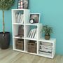 Voir la diapositive 1 : VIDAXL Bibliotheque/etagere 107 cm Blanc