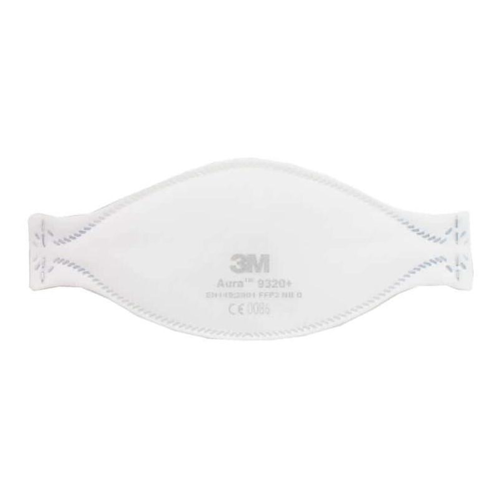 Voir la diapositive 1 : 3M Masque 3M Aura 9320 anti-poussières pliable FFP2 sans soupape x 10