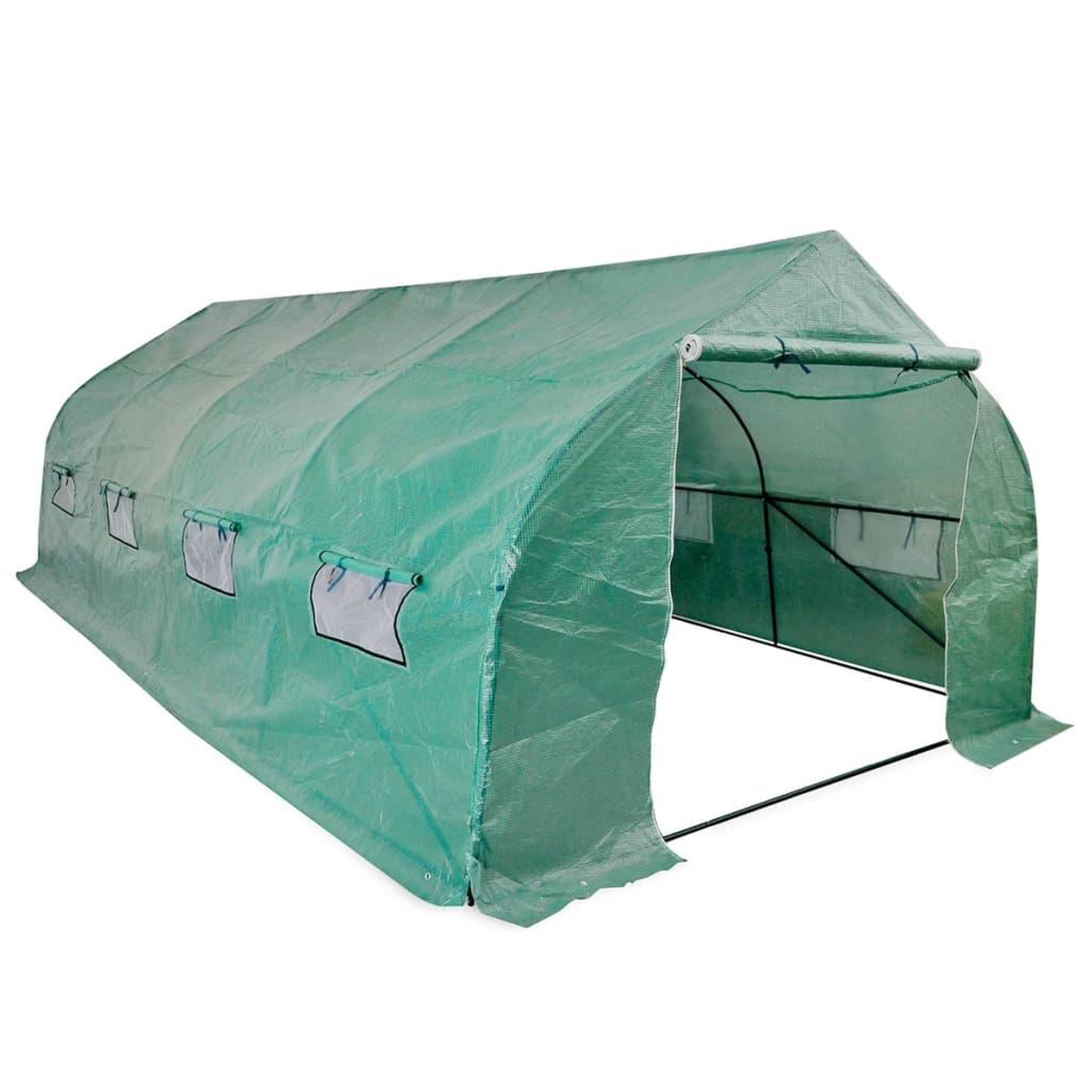 VIDAXL Serre portable cadre en acier 18 m^2