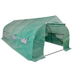VIDAXL Serre portable Cadre en acier 18 m^2