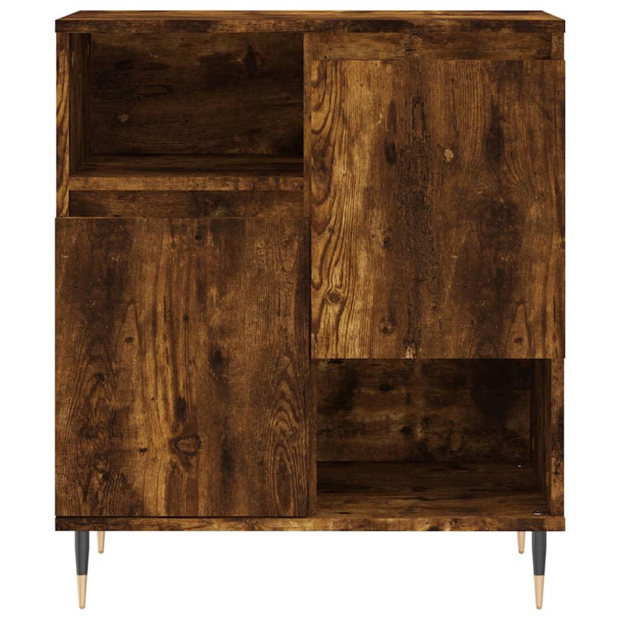 Voir la diapositive 5 : VIDAXL Buffet Chene fume 60x35x70 cm Bois d'ingenierie