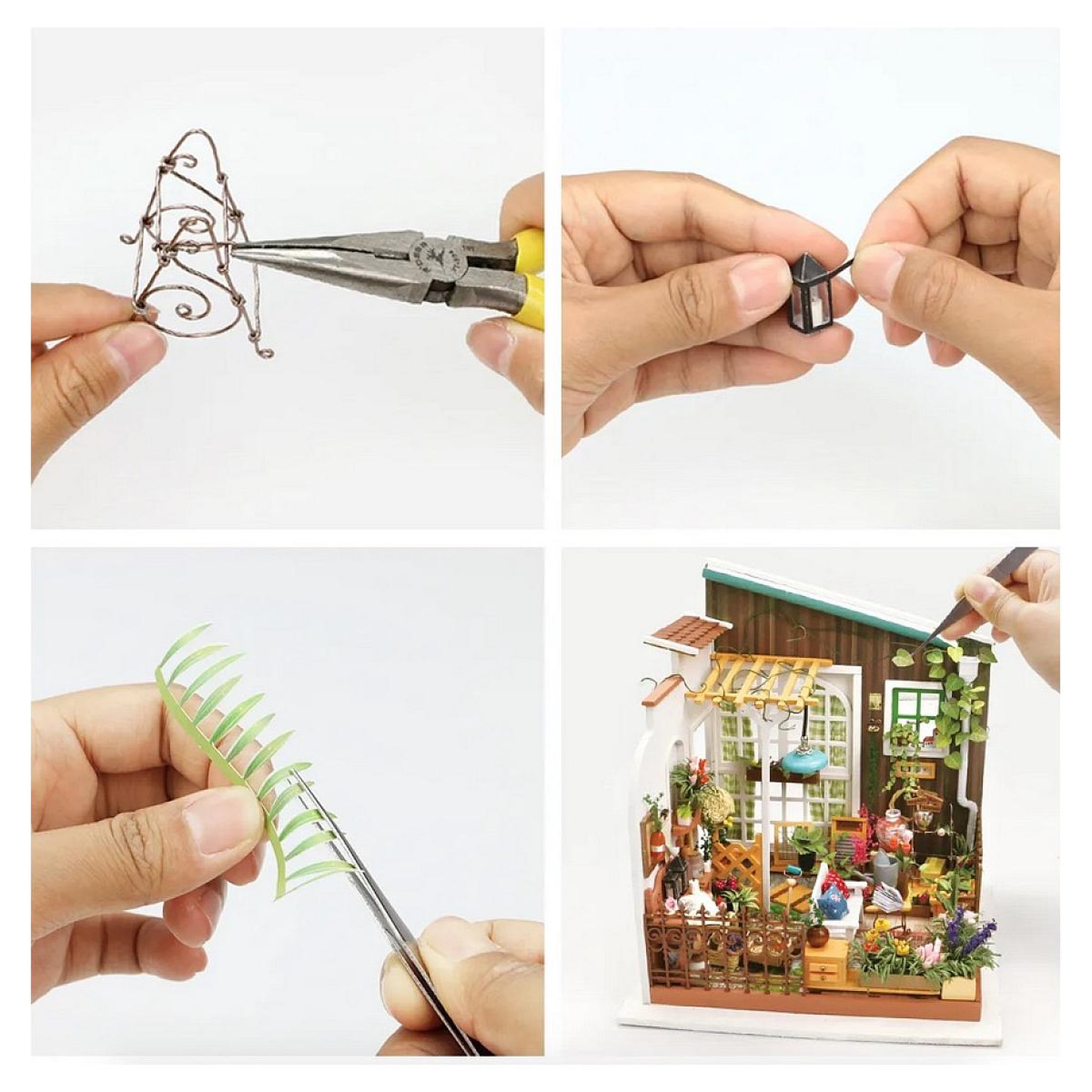 Voir la diapositive 2 : ROBOTIME Maquette Miller's Flower House