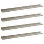 Voir la diapositive 2 : VIDAXL Etageres murales 4 pcs Gris beton 80x9x3 cm