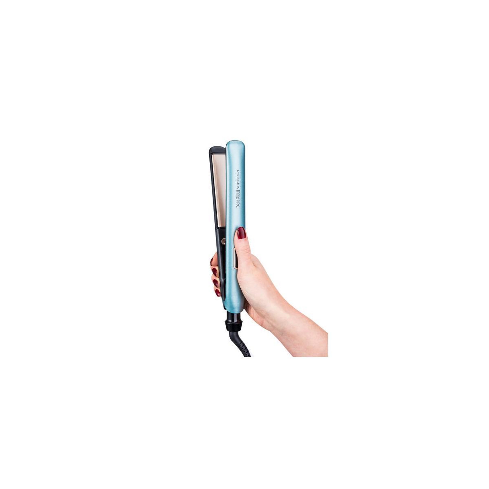 Voir la diapositive 3 : REMINGTON Remington s9300 fer à lisser à chaleur noir, bleu 54 w 3 m