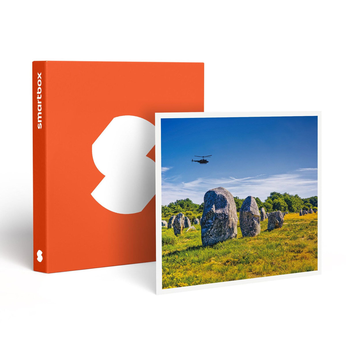 Smartbox Vol en hélicoptère de 30 min pour 2 personnes au-dessus du golfe du Morbihan - Coffret Cadeau Sport & Aventure