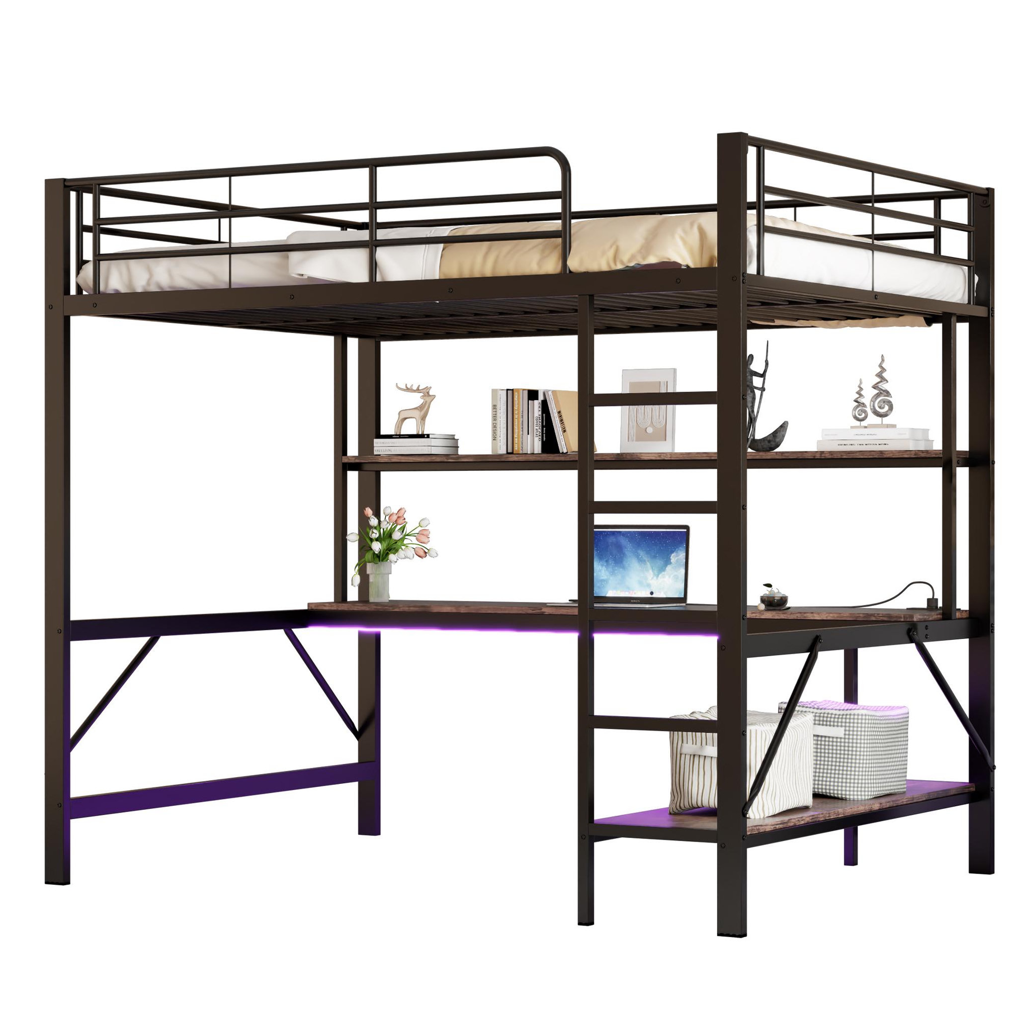 Voir la diapositive 1 : MERAX Lit mezzanine