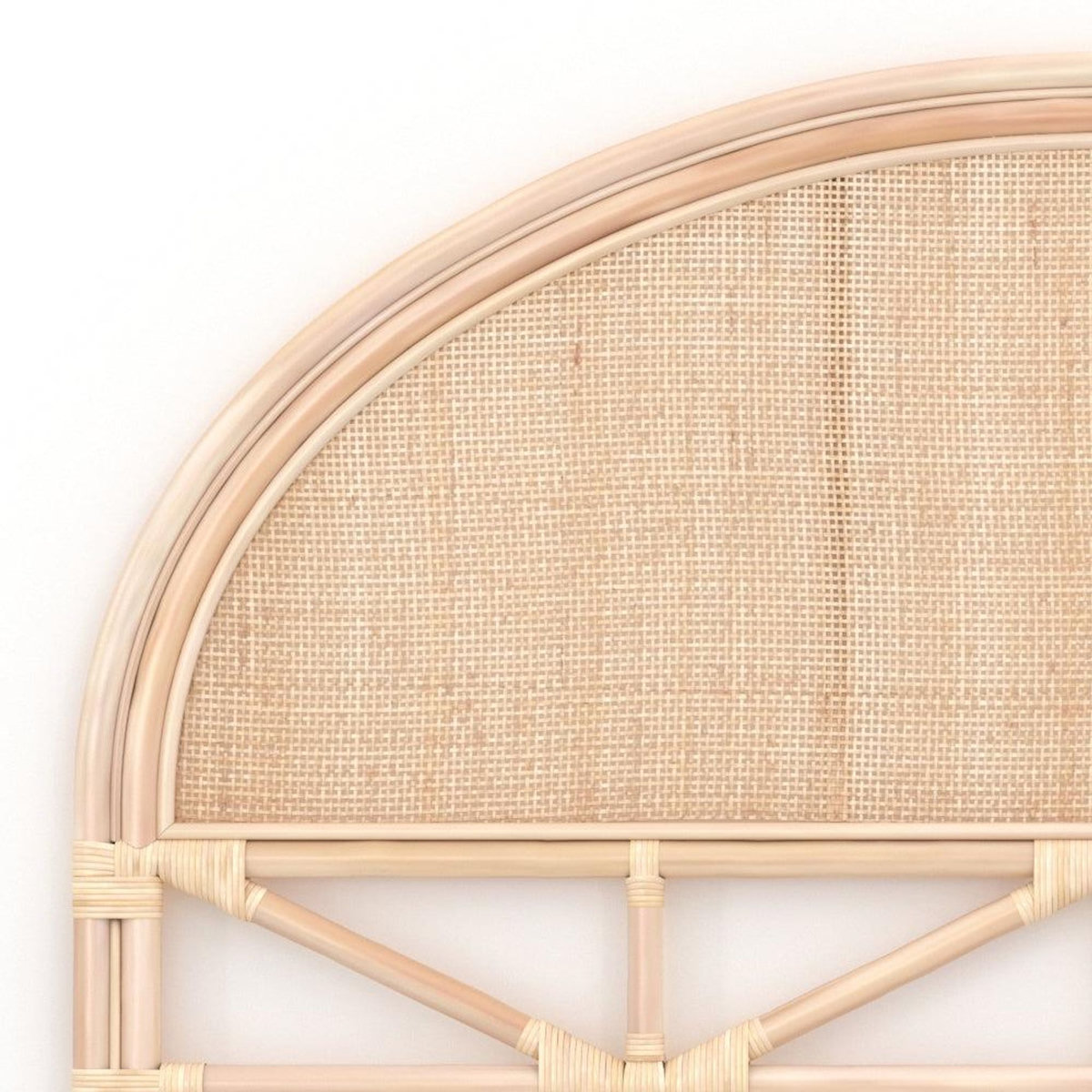 Rendez vous déco Tête de lit en rotin naturel 160 cm-Madya