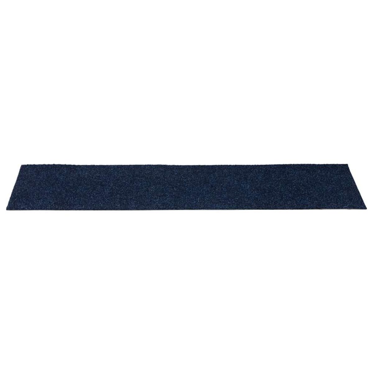 VIDAXL Tapis d'escalier auto-adhesifs 30 pcs bleu 76x20 cm