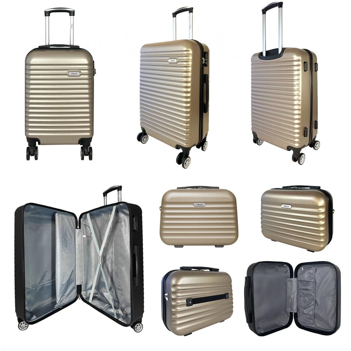 TRUCK Lot 3 valises plus 1 vanity rigides