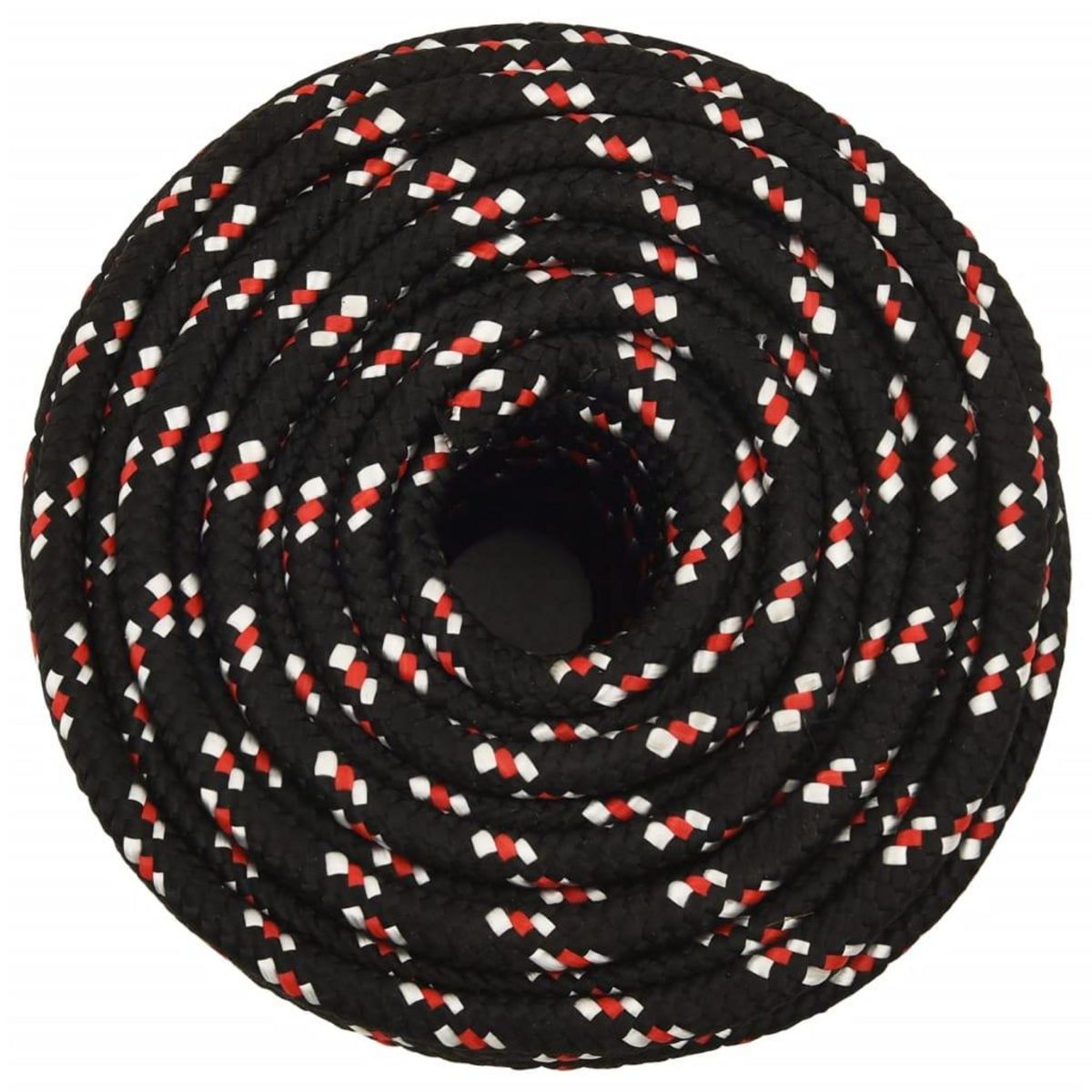 VIDAXL Corde de bateau Noir 12 mm 100 m Polypropylene
