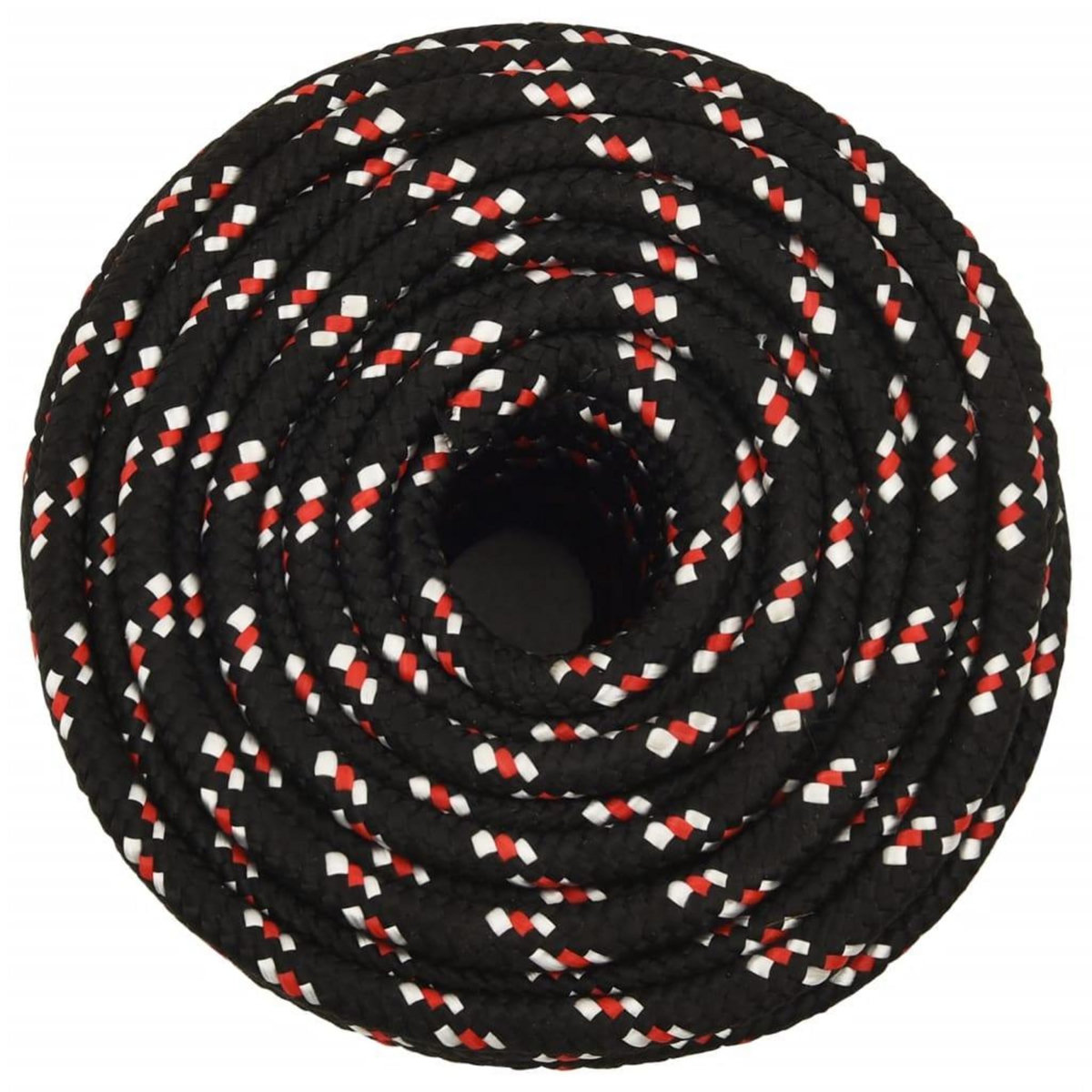 VIDAXL Corde de bateau Noir 12 mm 100 m Polypropylene