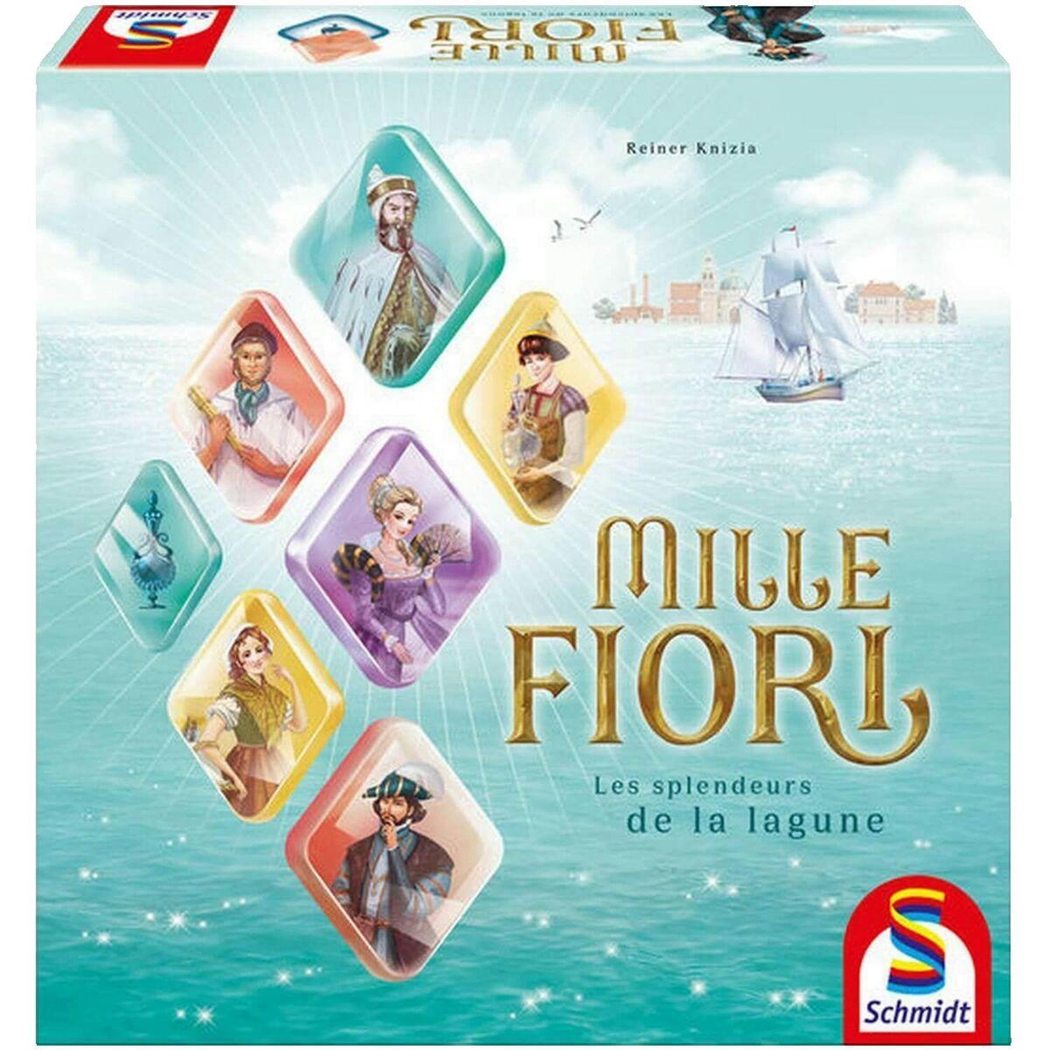 Voir la diapositive 3 : Schmidt Spiele Jeu de société Schmidt-Spiele Mille Fiori multicolore