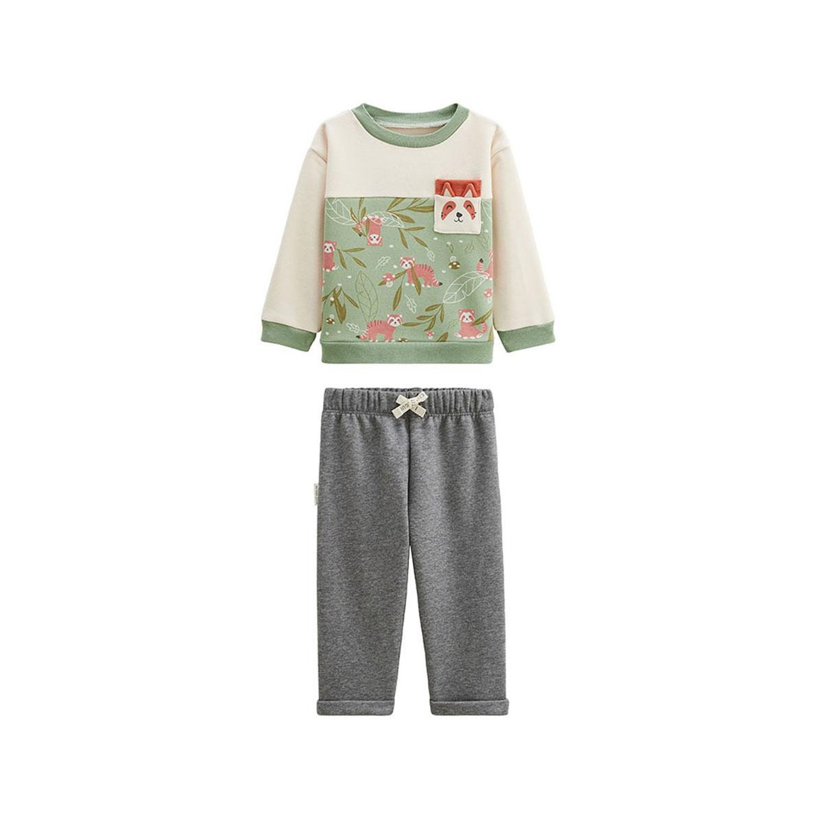 Petit Béguin Ensemble enfant sweat et pantalon en molleton Gustin