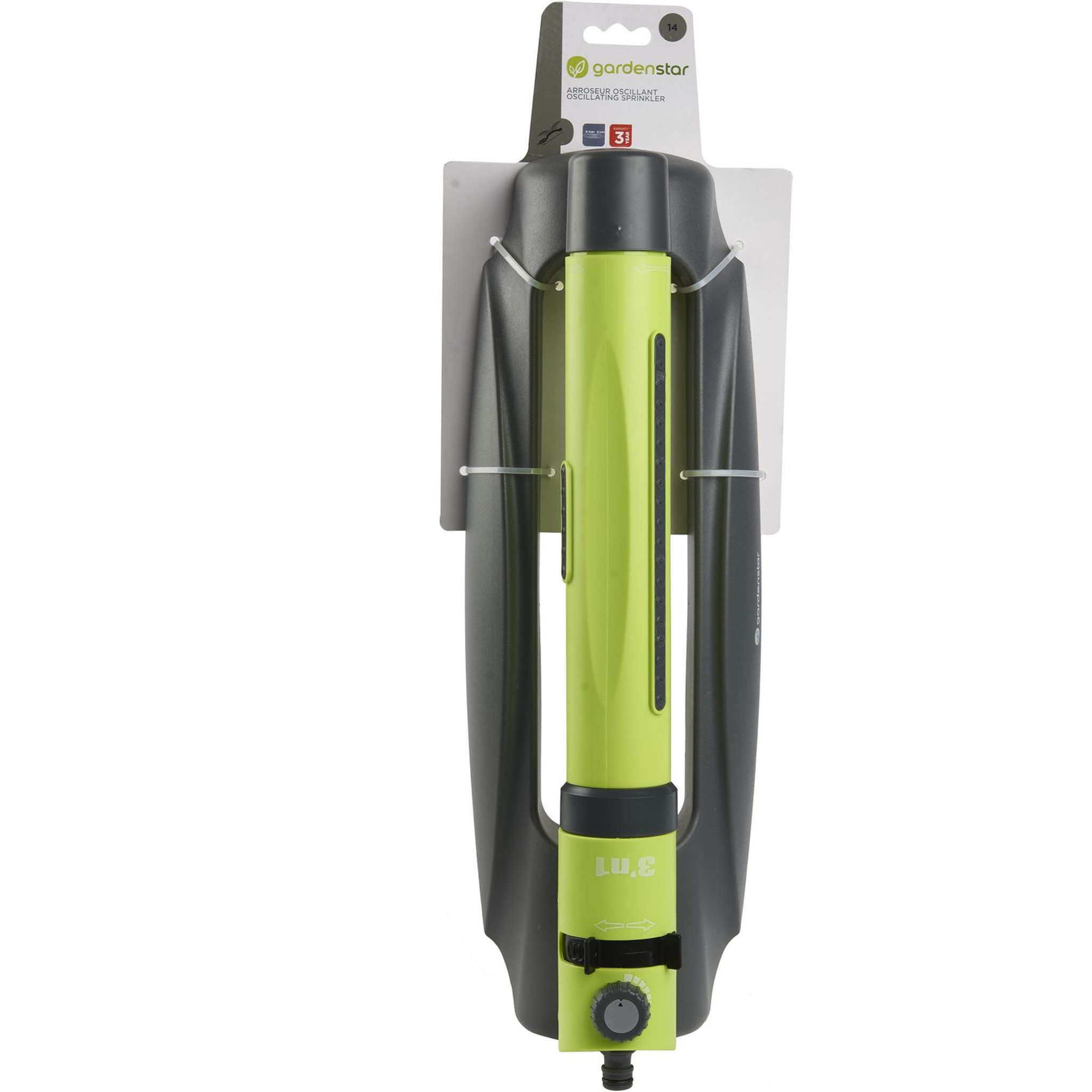 Voir la diapositive 1 : GARDENSTAR Arroseur oscillant - 6/12/19 (L/h)