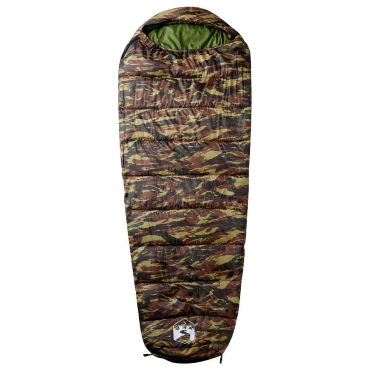 VIDAXL Sac de couchage momie pour adultes camping 3 saisons