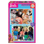 Voir la diapositive 1 : EDUCA 2 puzzles de 100 pieces Barbie